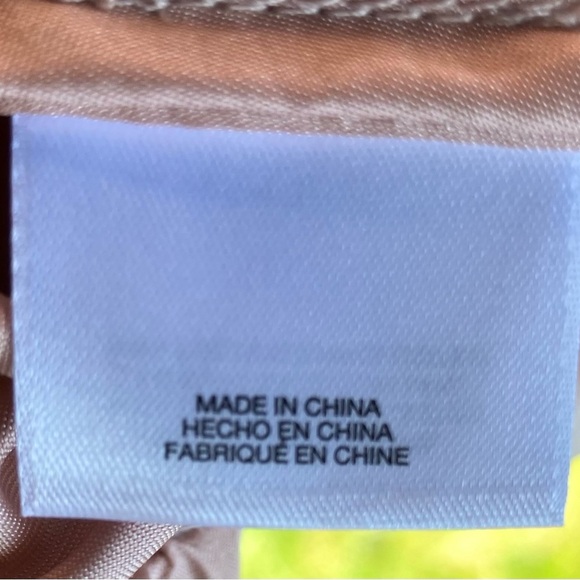 Anne Klein Floral Sequin Lace Mesh Elastic Waist Midi Skirt Pink Silver Sz L - Picture 14 of 15